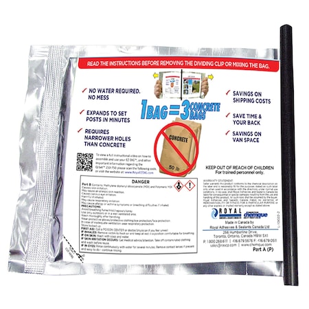 Steren Expanding Foam for Pole Setting 250-750